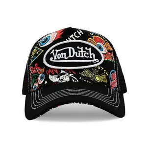V0NDutch Graffiti Trucker Cap – Premium Snapback Mesh Baseball Hat, Embroidered Logo Graphic Streetwear Limited Edition 2026, Adjustable Unisex Gorra, Urban Fashion Statement, Perfect for TikTok Style