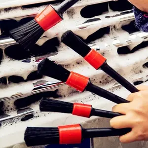 Car Cleaning Brush Set, All-In-One Interior & Exterior Tools, Dashboard, Wheel Arch, Tire & Decorative Strip Brushes