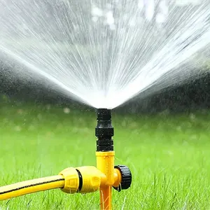 360 ° Rotating Automatic Sprinkler - Dual Purpose, Adjustable, Suitable for Irrigation in Lawn, Farm, and Greenhouse - Greenhouse Sprinkler | Dual Nozzle | Widely Used, Lawn Sprinkler, Outdoor Water Sprinkler