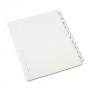Avery Allstate-Style Legal Index Dividers 25-Tab Exhibit A-Z Letter White 25