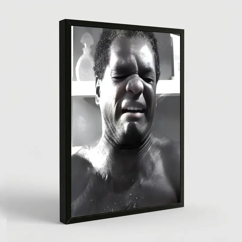 Friday Movie Poster, Dad Toilet Scene, Black And White Classic Movie Art Comedy Wall Art Gift for Him