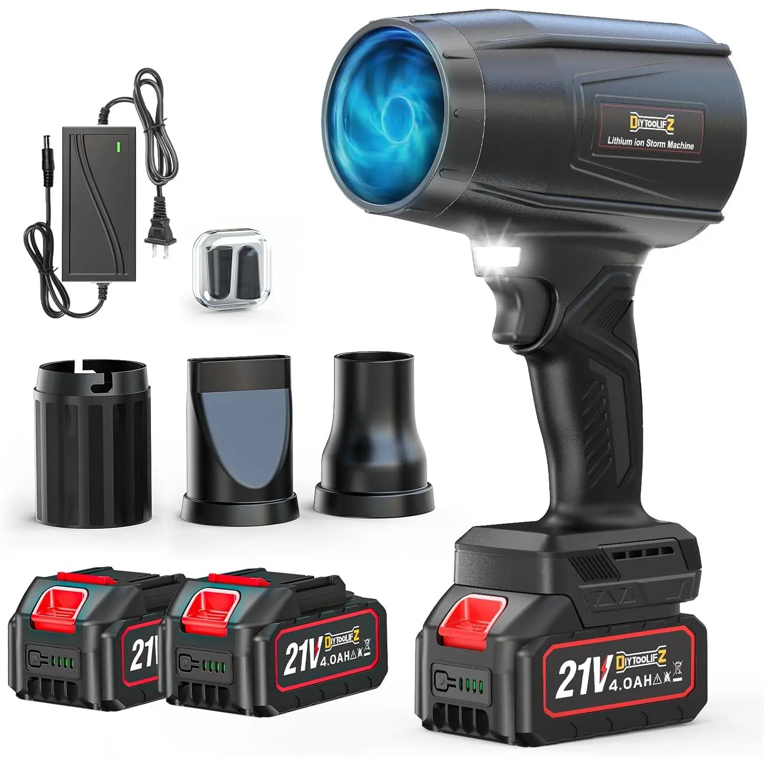 With 2×4.0Ah Batteries