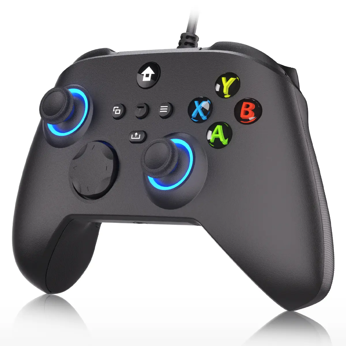 YUYIU Wired Controller for XBOXONE ,Xbox Series X|S , PC,Steam,iOS – Linear Triggers,USB-C Plug & Play,Audio Support, Macro & Turbo, RGB Backlight, Dual Shock  programmable,back to school,back to school haul,sohochic