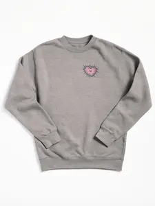 Blacklyly No No. barbed wire heart Sweatshirt Unisex Sweatshirt Sweater Casual Comfort Long Sleeve Tops