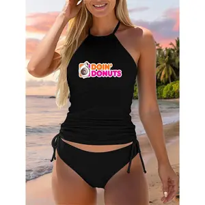 Doin' Donuts - Funny Racing & Drift Car Enthusiast Two Piece Swimsuit
