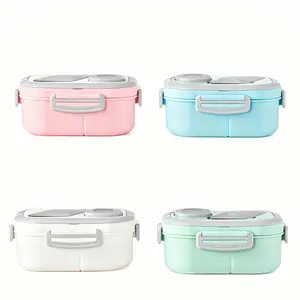 Double-Layer Lunch Box for Office - Fits Bag Easily & Offers Ample Space for Meals - Perfect for Daily Use