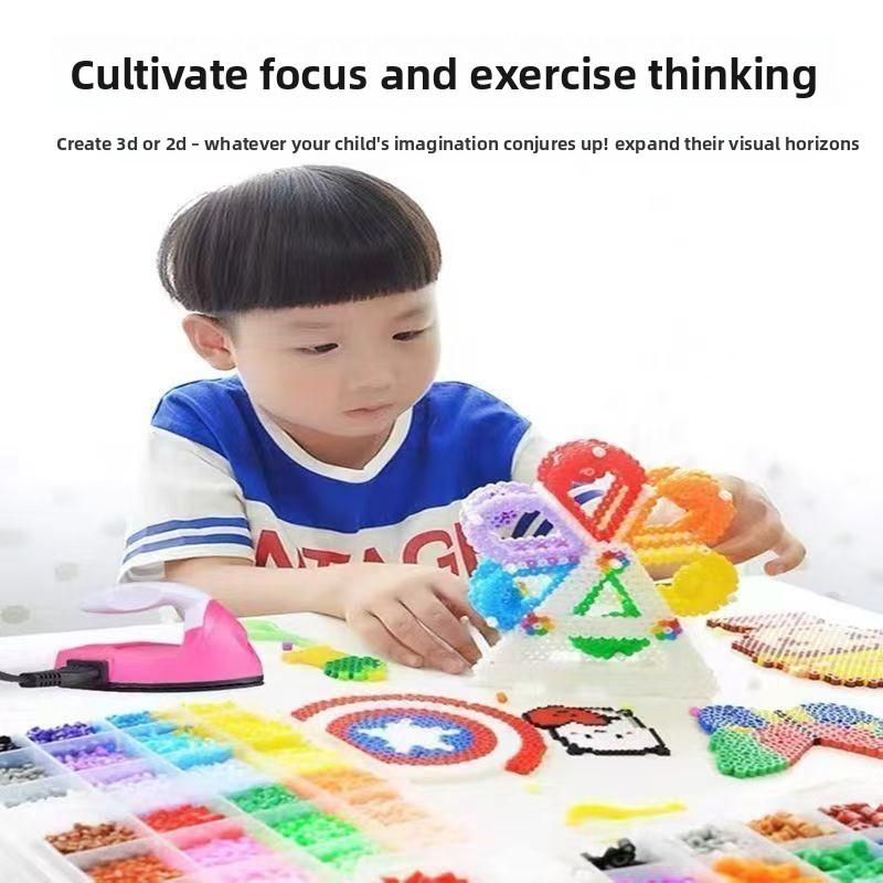 DIY bead craft kit for children, 3D bead supplementary beads, high-quality mard fusion beads