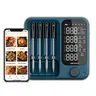 INKBIRD WiFi 5G & Bluetooth Kitchen Meat Thermometer with 4 Multi-Sensor Probes, NIST-Accredited Accuracy, HD VA LCD View, LED Display, IP67 Waterproof Probe, Kitchen Utensils, BBQ Accessories