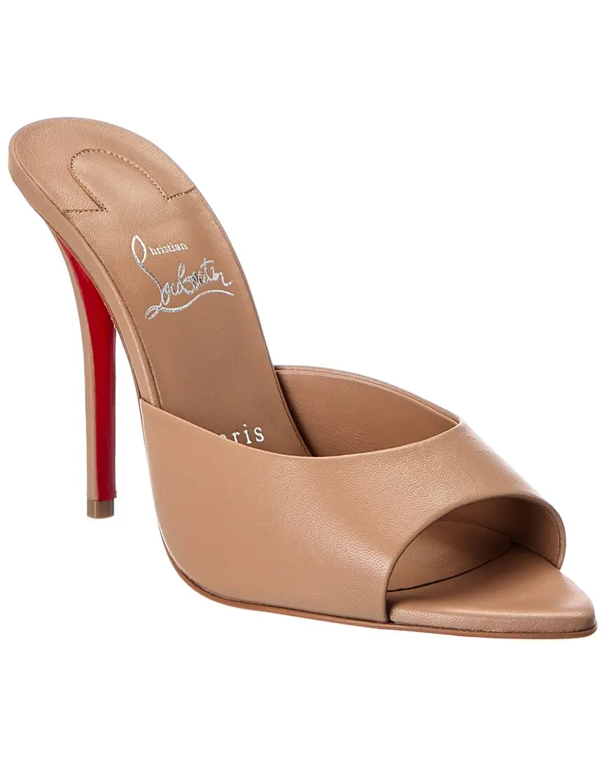 Christian Louboutin Miss Z 100 Leather Mule