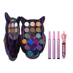 Midnight Obsession Bundle - Includes Night Owl Artistry Palette, Velour Eye Crayons in Shades 'Ocean of Wisdom' 'Graveyard Shift' & 'Late Night Snack,' & Lip Arousal in Shade 'Voyeurism'