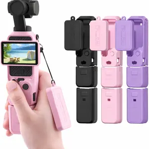 JPTREK Silicone Case Cover for DJI Pocket 3, Scratch-Resistant Camera Gimbal Protective Case, Photography Camera Accessories outdoorfun
