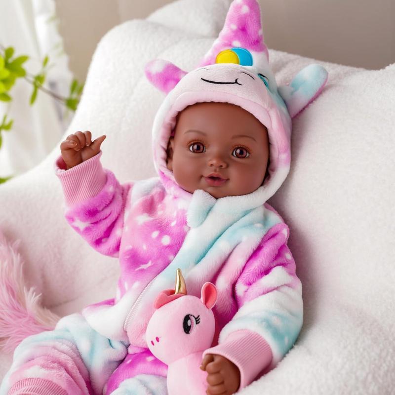 Babeside Newborn Real Life Reborn Baby Doll Dark Skin Black African American Toddler Doll Laney with Cloth Body for Kids Age 3 Rebornbabydoll Babeside Newborn Real Life Reborn Baby Doll Dark Skin Black African American Toddler Doll Laney with Cloth Body for Kids Age 3 Rebornbabydoll