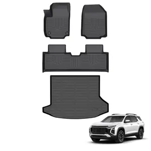 KELCSEECS Chevrolet Equinox 2025-2026 Floor Mats & Cargo Liners All-Weather TPE Front & Rear Row & Trunk Mats  Accessories Non-Slip Custom Fit Waterproof Easy Clean Eco-Friendly Safe Durable 3D Laser Scans,chevy,GMC Terrain 2025-2026