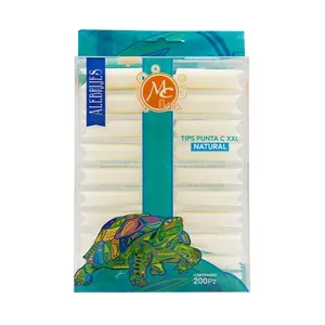 MC Nails  C Natural xxl Tips 200 pcs