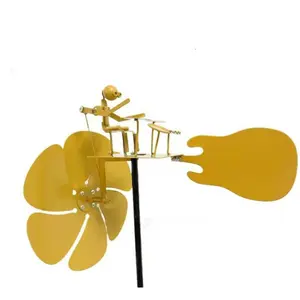 Handcrafted Metal Drummer guitar Windmill Unique Rock Drummer Design  Fun Outdoor Toy for Yard Decor Garden