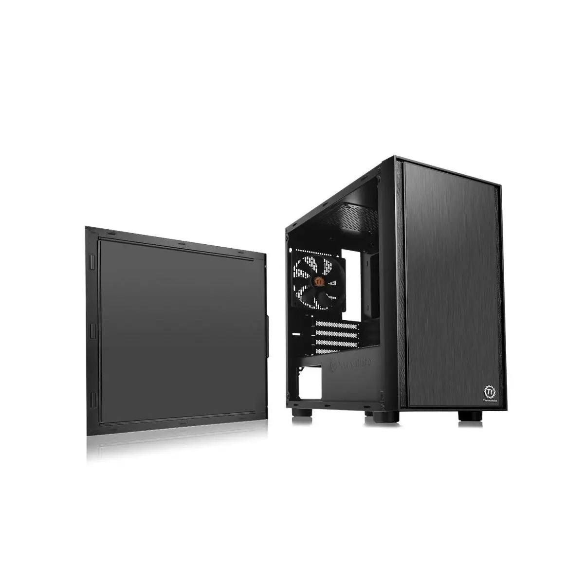 212 MAIN Thermaltake Versa H17 Micro PC Case, Computer & Office Desktop Component with Fan Cooling