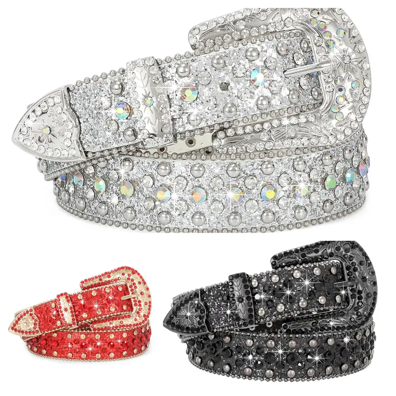 Rhinestone belt - TikTok Shop