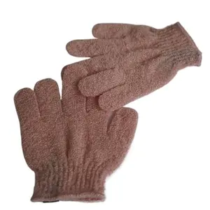 Body Sponge Scrub Glove Exfoliating Bath Gloves for Deep Cleansing Body Scrubber Skin Softening Exfoliator Shower Accessory with Enhanced Grip