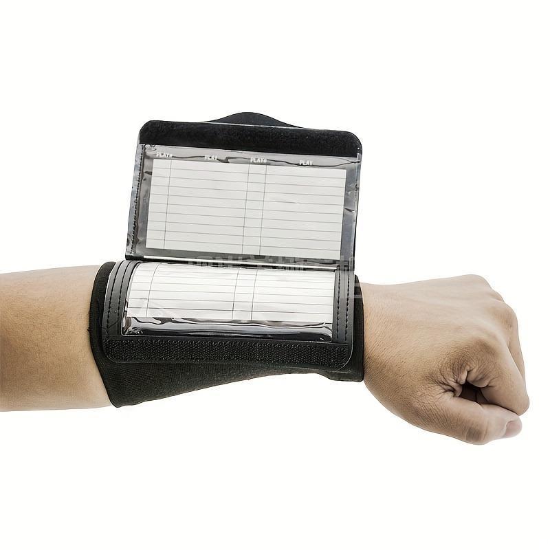 Football Armband Playbook, Rugby Football Soccer Tactics Board, Breathable Wrist Sleeves, Playbook Wristband