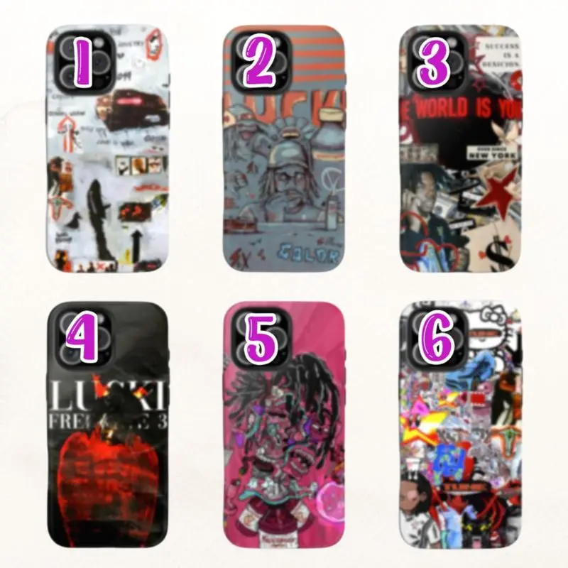 Lucki Underground Phone Case, Deadboy Style Album Art Protection Case, For iPhone 17 16 15 14 13 12 11 XS and Samsung S25 S24 S23 S22 S21Suitable for iPhone 17-11 Pro Max/Plus and  Samsung Galaxy S23-25