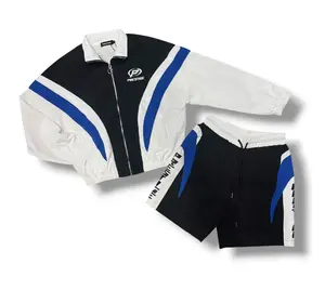 Prestige Collection Short Set - Nylon - Blue/White