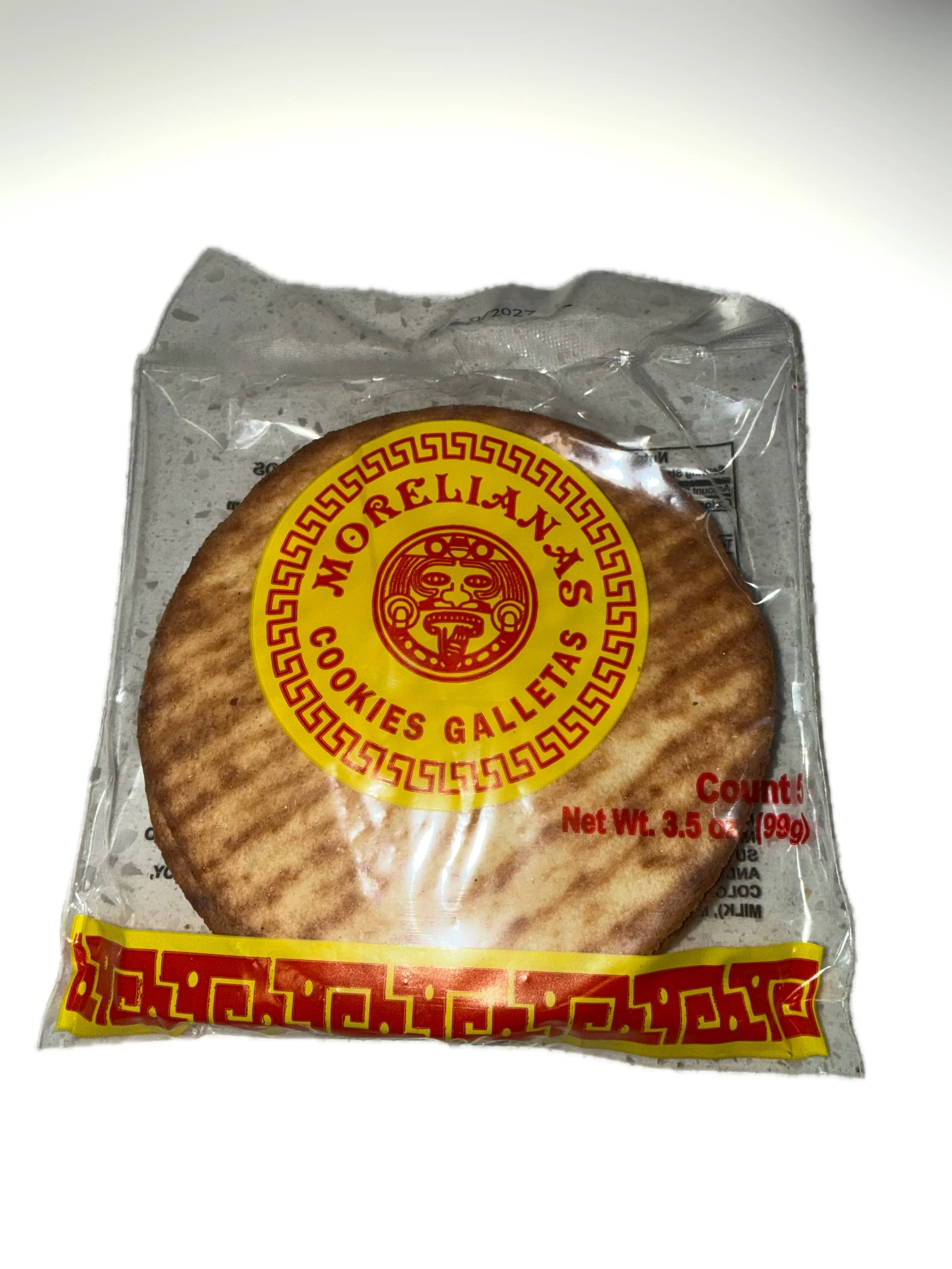 Galletas Morelianas 5 Pack, 99 g | Morelianas Mexican Galletas Cookies – Traditional Mexican Cookies – 5 Count, 3.5 oz (99 g)