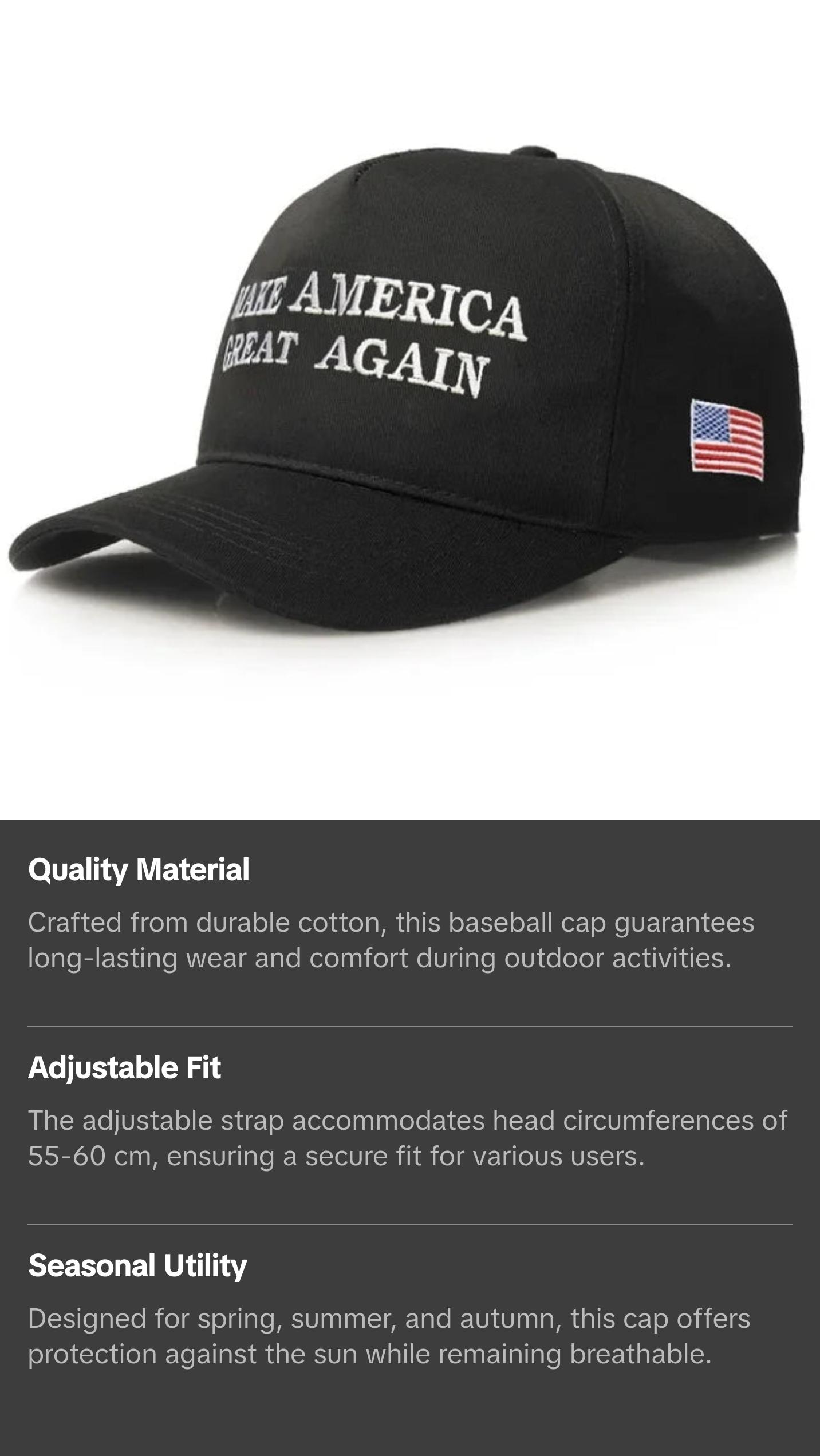 New Make America Great Again Trump Baseball Cap 2024 New Make America Great Again Trump Baseball Cap 2024