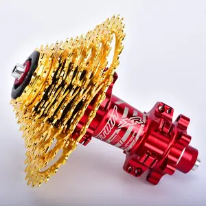 High-Performance Gold Cassette Flywheel 9-12 Speed 36T/40T/42T/46T/50T for Mountain Bikes Smooth Shifting Durable Cycling Gear