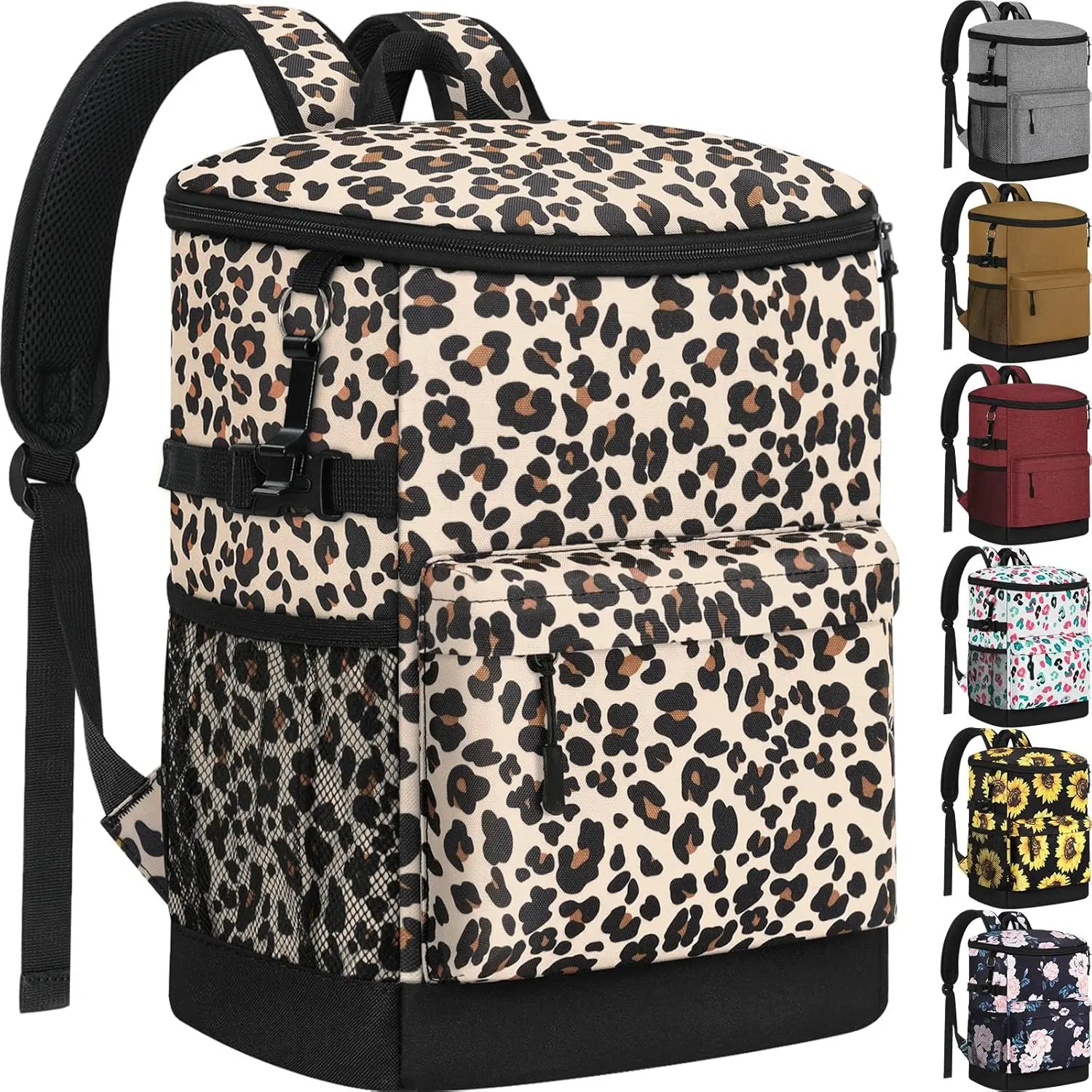 Cooler Backpack 33/40 Cans Backpack Coolers Insulated Leak Proof Soft Beach Cooler Bag for Men Women Ice Chest Backpack Camping Hiking Picnic Travel Cooler Lunch Backpack