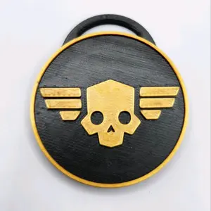 HellDivers 2 Super Earth Emblam Keychain - Bag Tag