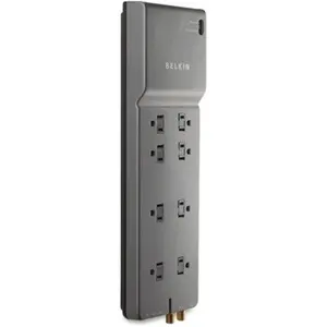 Belkin Components  12 ft. Cord Office Series Surge Master Surge Protector, 8 Outlets- 3390 Joules