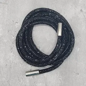 Rhinestone hoodie strings