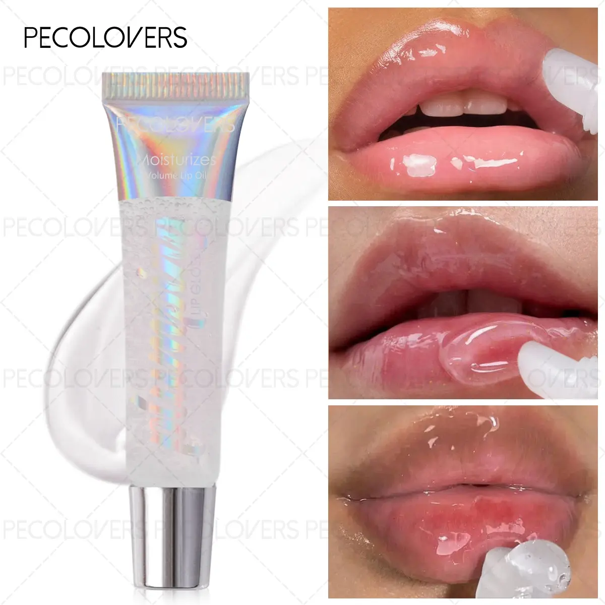 1PC Natural Long-lasting Mirror Moisturizing Lip Gloss, Cream Texture, Light and Non-sticky, Prevents Cracked and Dry Lips, Lip Care, Fine Shimmer Finish, Moisturizing Lip Gel, Perfect Holiday Gift for Girls, Mother's Day Gift