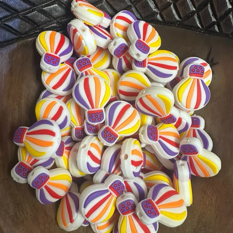 Hot air balloon focal beads