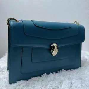 Pre-owned Bvlgari CalfSkin Shoulder Bags Serpenti Forever shoulder bag