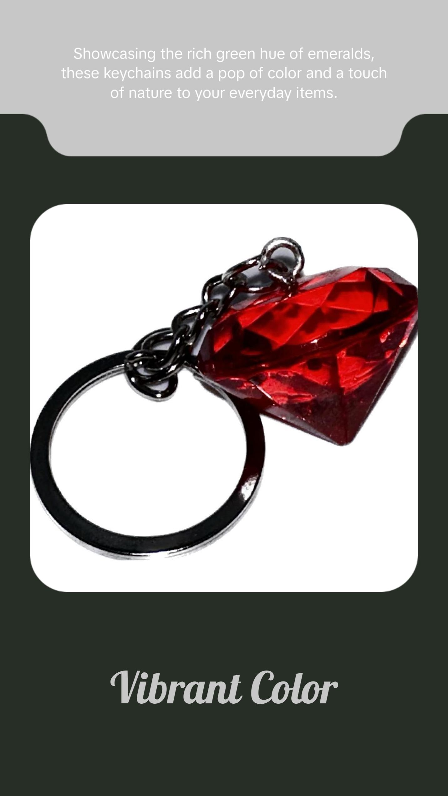 Emerald Keychains
