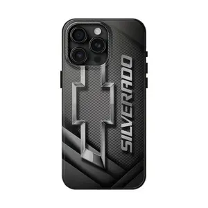 Chevy Silverado Phone Case | Truck Lover Tough Protective Cover, Compatible with iPhone 11-17 Pro Max/Plus and Samsung Galaxy S23-25