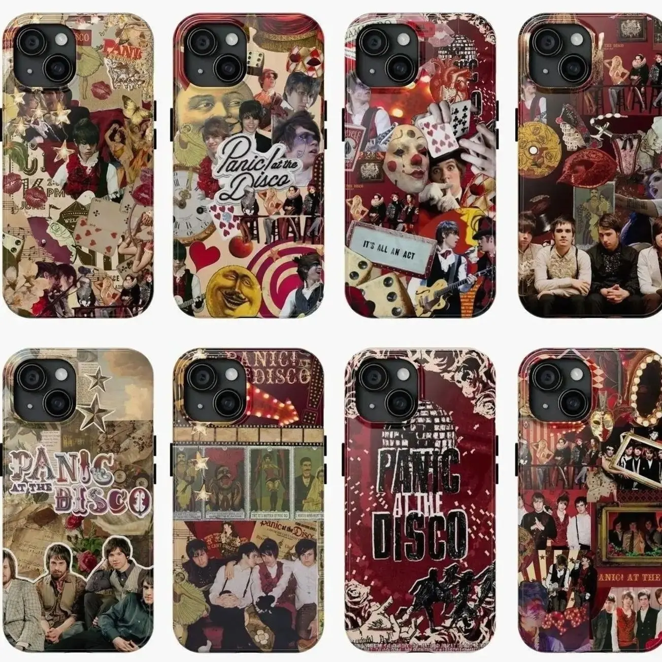 Panic At The Disco Phone Case Protection, Compatible with iPhone X, 11, 12, 13, 14, 15, 16, 17 & more