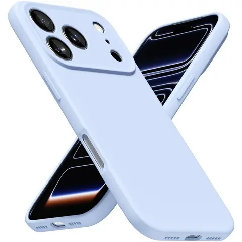 Phone case for iPhone 18 pro max/17 16 15 14 13 12 Pro Max plus case,16e, phone cases for iphone 17 pro max,Silicone Minimalist Ultra Slim Soft Rubber Gel Solid Color Matte TPU cute phone cases for Men Women Girls,Military Grade Drop Protection