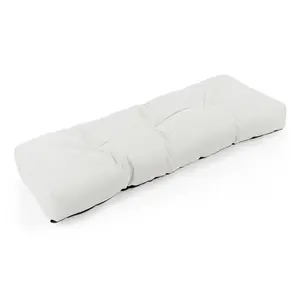 Tufted Waterproof Outdoor Seat Cushion - Padded Seat Benches, Swings Furniture Accessory, Soft, Durable, Comfort-Enhancing