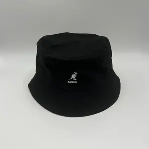 Classic Kangol Bermuda Washed Cotton Flat Top Hats Headwear Bucket Hat Unisex US