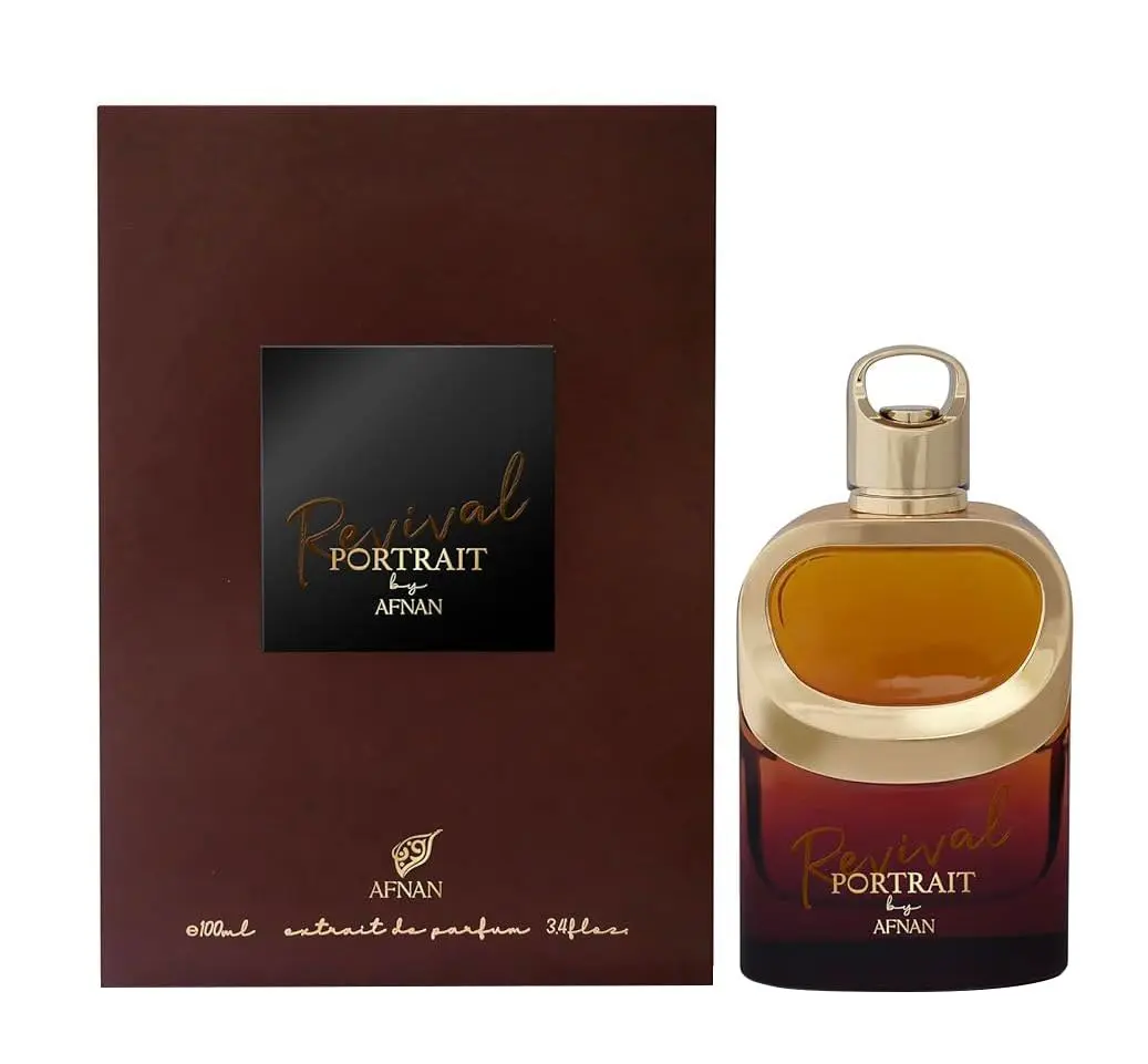 AFNAN Portrait Revival for Men and Women Eau de Parfum Spray, 3.4 Ounce Gourmand Oriental