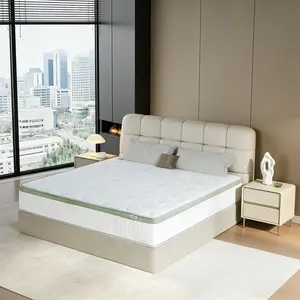 10/12/14 Inch Twin, Full, Queen, King Mattress Memory Foam And Spring, Hybrid MattressMedium Firmness, Lumbar Support, For Home Rooms Hotels, Boxed Halloween ChristmasGift Furniture Ergonomic queen size mattress Interior Modern