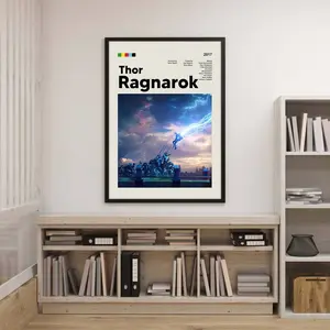 Thor Ragnarok Poster Thor Poster God Of Thunder Poster Thor Minimal Poster No Frame