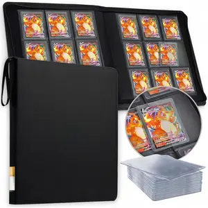 Top Load Card Binder - Compatible with Top-loading Card Cases - Fits 252 |   20 Premium Loaders Included |   9-Pocket Ringless Double-Sided Pages |   Premium Storage for TCG & Sports Cards