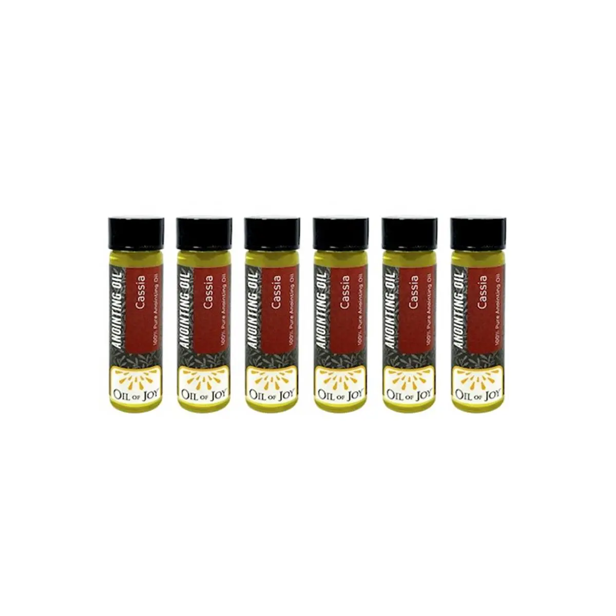 Swanson Christian Supply 20579X Glass Cassia Anointing Oil - 0.25 oz, Pack of 6, Candles & Fragrance Accessory