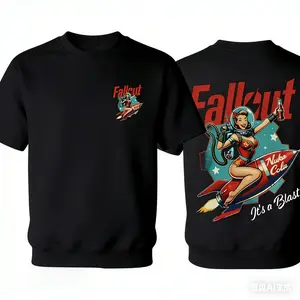 Fallout Vintage T-shirt/ Hoodie, Vintage Unisex T-Shirt for Man and Women, Cotton Sleeve, Retro Tops Fashion