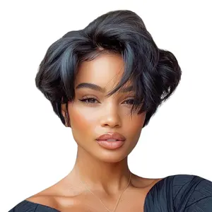 Queen Hair Unprocessed Brazilian Virgin Remy Human Hair Wig Pretty Wig 12A Kamilah 10"