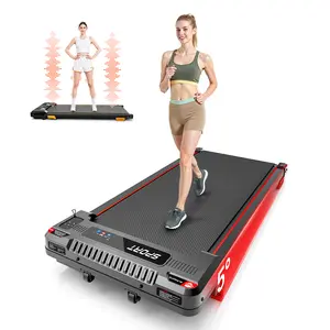 【StepIntoSpring】Walking Vibration Pad with 5% Incline, 2.5HP Under Desk Treadmill for Home & Office, 3 in 1 Portable Walking Pad with Soothing Massage, 330 Lbs Capacity, LED Display, Remote Control, ME