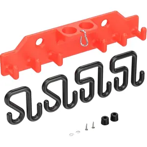 Lineman Tool Board, Bucket  Hooks Organizer, Line Work Bucket Accessories,Tool Organizer for Bucket  and Lineman, Including Two 3" Aerial Bucket Hooks and Two 2" Aerial Bucket Hooks.